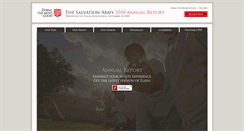 Desktop Screenshot of 2010.salvationarmyannualreport.org